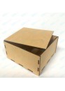Самосборная деревянная коробка с крышкой. Размер 15х15х8 см.